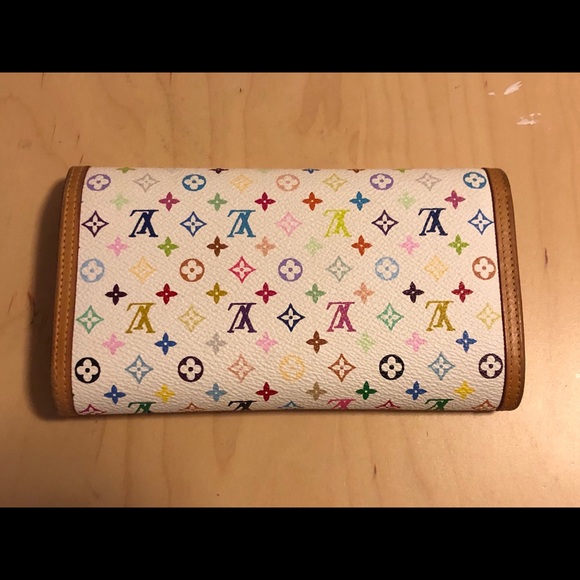 Louis Vuitton Multicolor Tresor Porte Porte Wallet - Picture 3 of 5